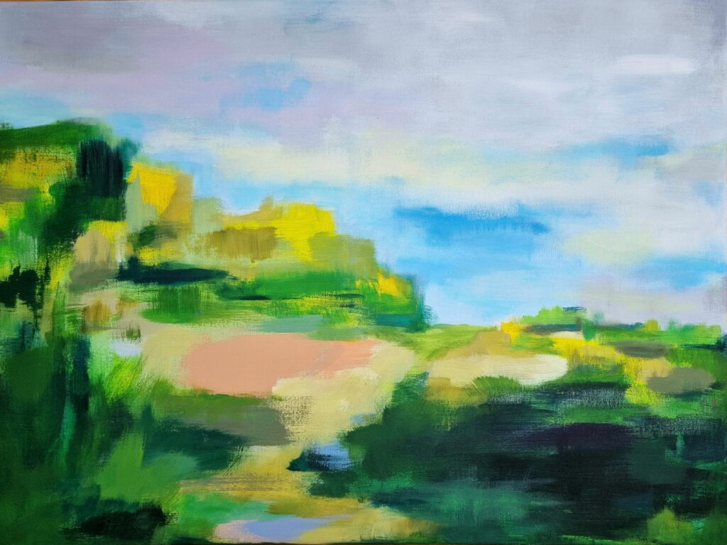 Infinity Over The Horizon painting obraz by Joanna Migdał