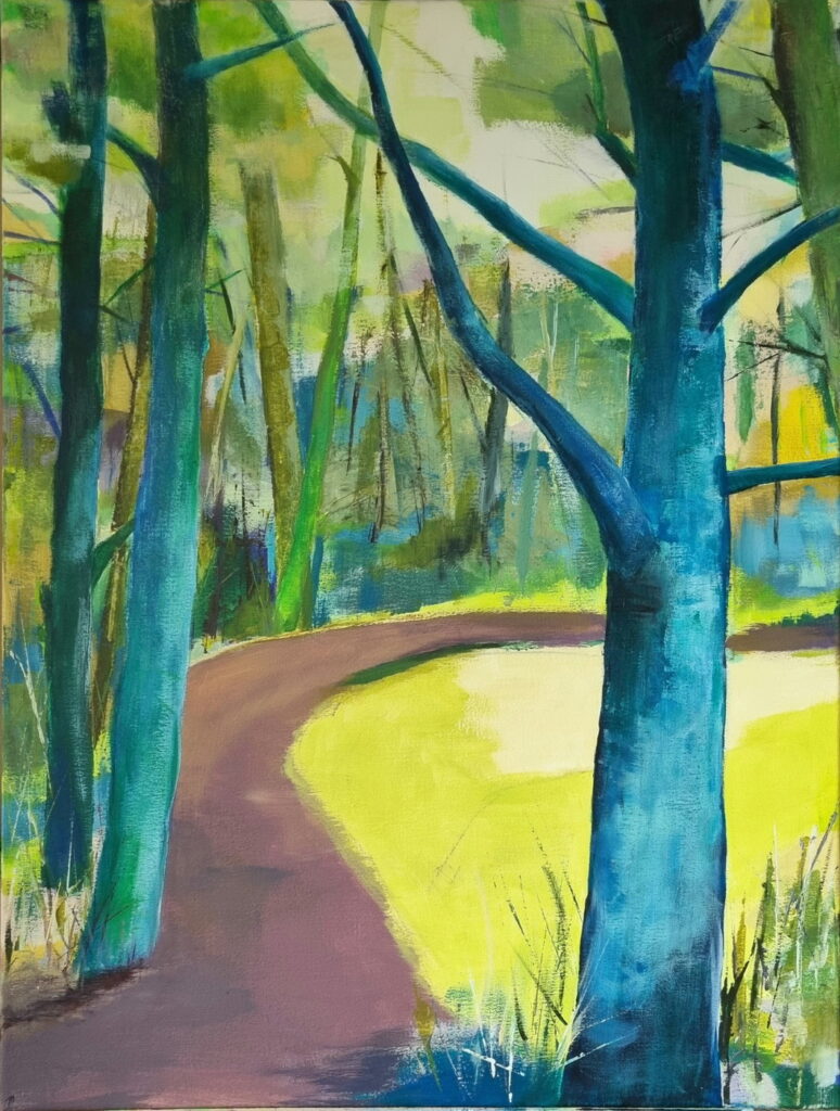Atramanet wilgotnych świtów painting obraz by Joanna Migdał