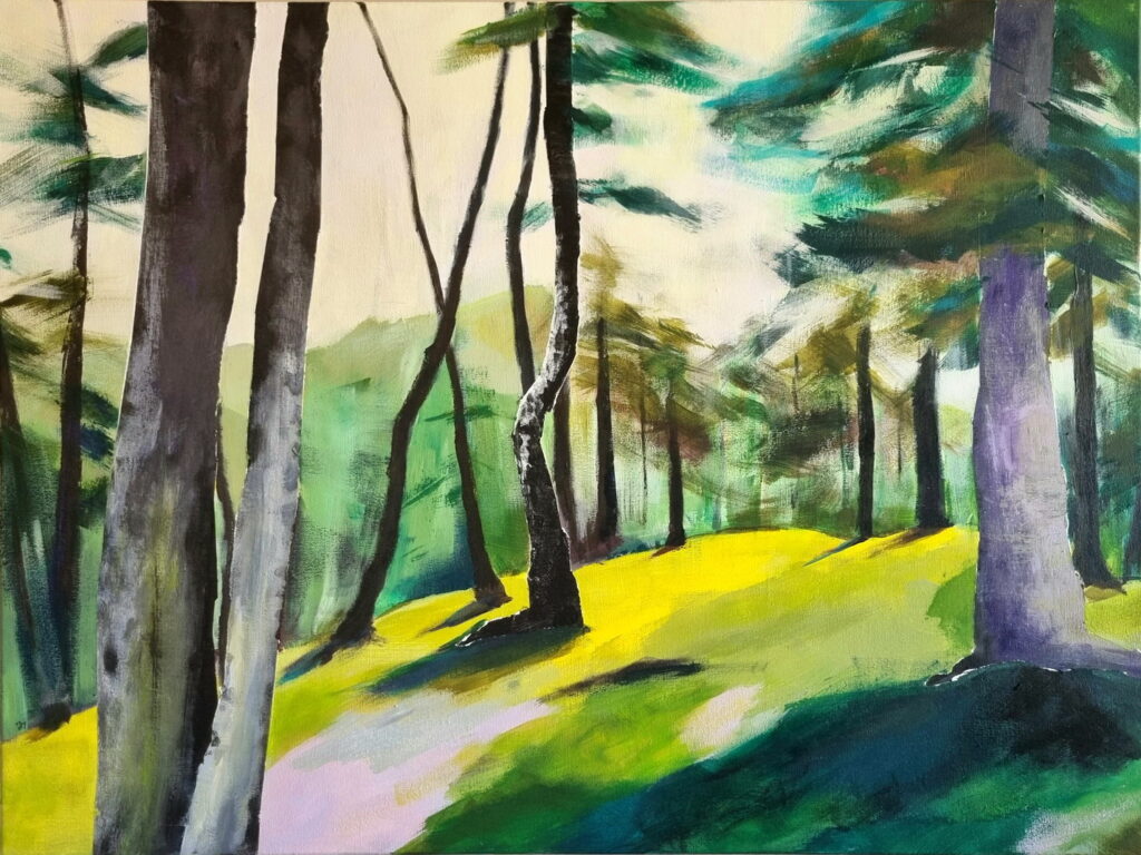 Climb painting obraz by Joanna Migdał