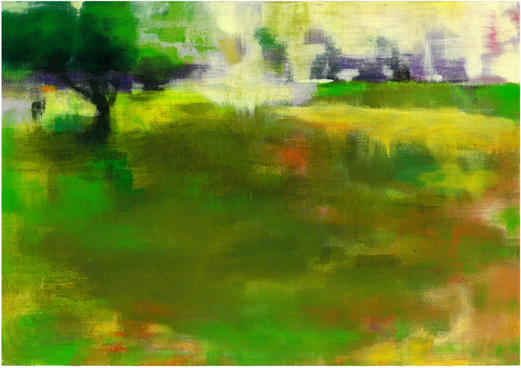 Inner Landscape painting obraz by Joanna Migdał