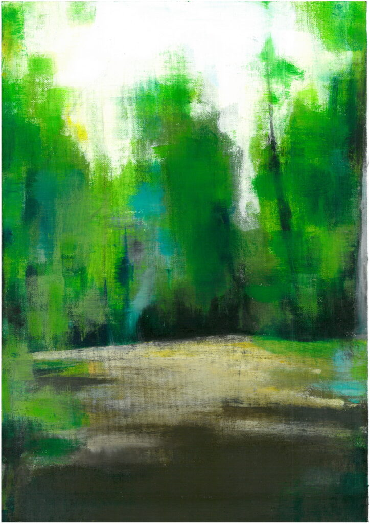 The Earth Touched painting obraz by Joanna Migdał