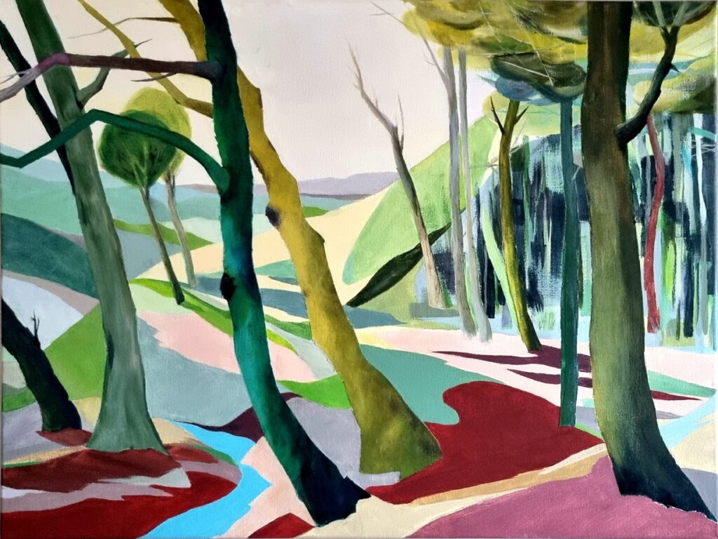 The Sky And I painting by Joanna Migdał
