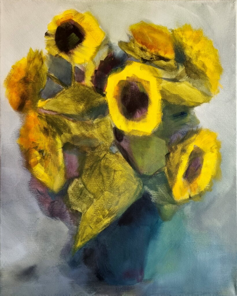 Sunflowers painting Słoneczniki obraz by Joanna Migdał