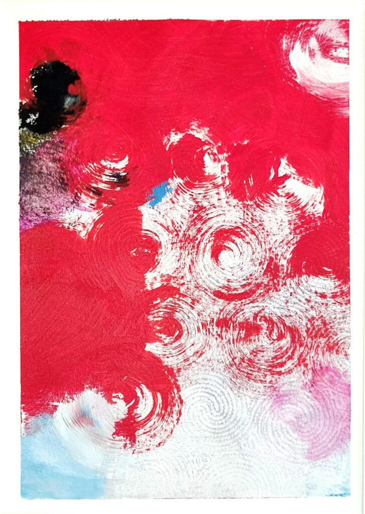 mixed media painting